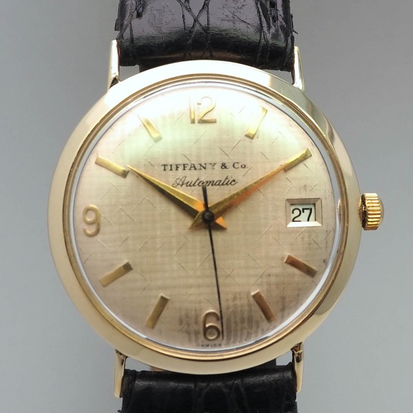 Tiffany & Co 14k Gold Automatik Tapestry Dial